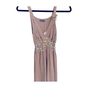 Preziosa Collection Cashmere Dress With Sequins